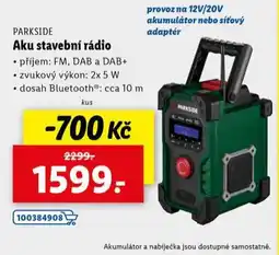 Lidl Aku stavební rádio nabídka