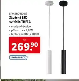 Lidl Závěsné led svítidlo theia nabídka