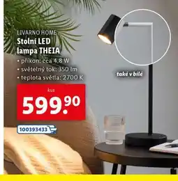 Lidl Stolní led lampa theia nabídka
