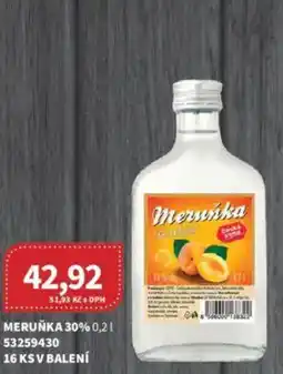 Kubík potraviny Meruňka 30% nabídka