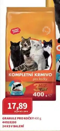 Kubík potraviny Granule pro kočky nabídka