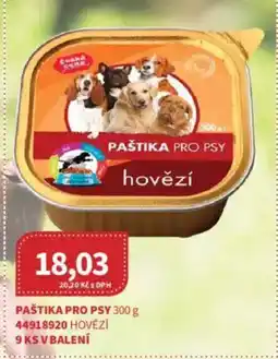 Kubík potraviny Paštika pro psy nabídka