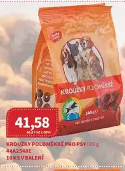 Kubík potraviny Kroužky poloměkké pro psy nabídka