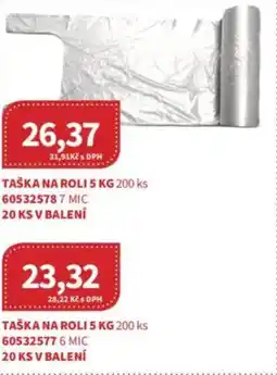 Kubík potraviny Taška na roli nabídka