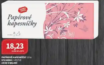 Kubík potraviny Papírové kapesníčky nabídka