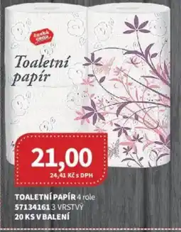 Kubík potraviny Toaletní papír nabídka