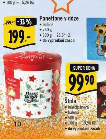 Albert Panettone v dóze nabídka