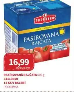 Kubík potraviny PODRAVKA Pasírovaná rajčata nabídka