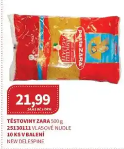 Kubík potraviny Těstoviny zara nabídka