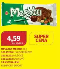 Kubík potraviny Oplatky meyou nabídka