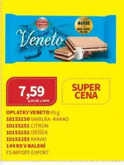 Kubík potraviny Oplatky veneto nabídka