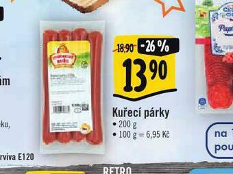 Albert Kuřecí párky nabídka