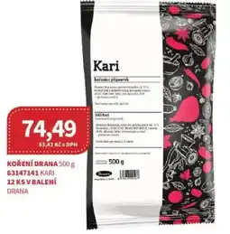 Kubík potraviny Koření drana nabídka