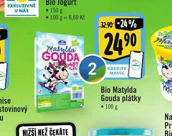 Albert Bio matylda gouda plátky nabídka