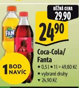 Albert Coca-Cola/ Fanta nabídka