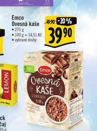 Albert Emco ovesná kaše nabídka