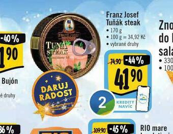 Albert Franz josef tuňák steak nabídka