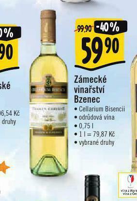 Albert Zámecké vinařství bzenec nabídka