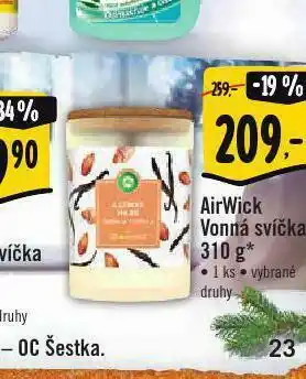 Albert Air wick vonná svíčka nabídka