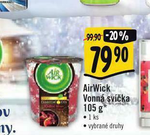 Albert Airwick vonná svíčka nabídka
