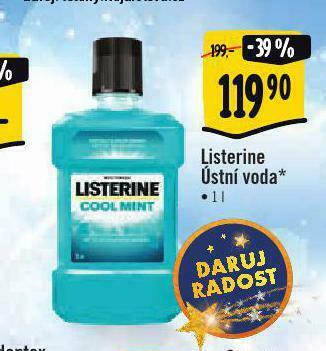 Albert Listerine ústní voda nabídka