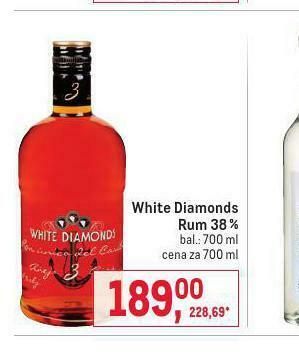 Makro White diamonds rum 38% nabídka