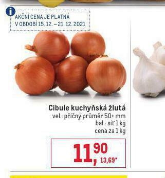 Makro Cibule kuchyňská žlutá nabídka