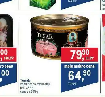 Makro Tuňák ve slunečnicovém oleji nabídka
