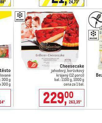 Makro Cheesecake nabídka