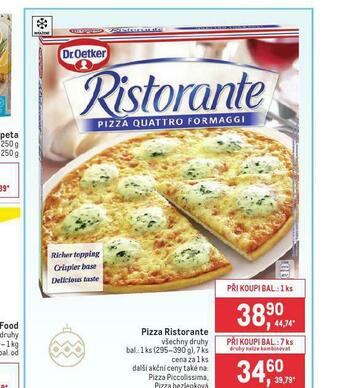 Makro Dr. oetker pizza ristorante nabídka