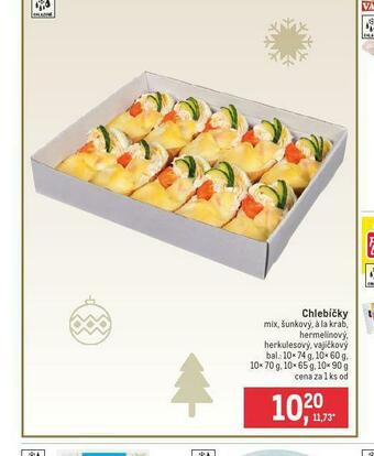 Makro Chlebíčky nabídka