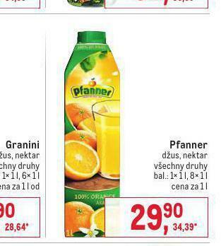 Makro Pfanner nabídka