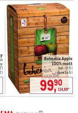 Makro Bohemia apple 100% mošt nabídka