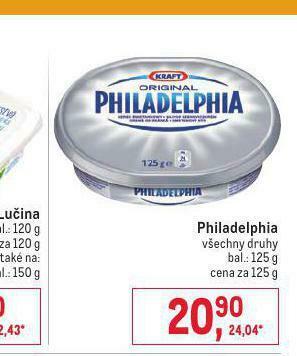 Makro Philadelphia nabídka