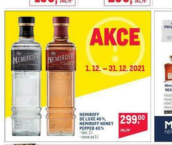 Makro Nemiroff de luxe 40% nabídka