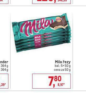 Makro Mila řezy nabídka