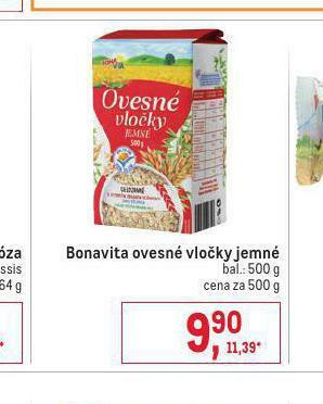 Makro Bonavita ovesné vločky jemné nabídka
