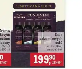 Makro Sada balzamikových octů nabídka