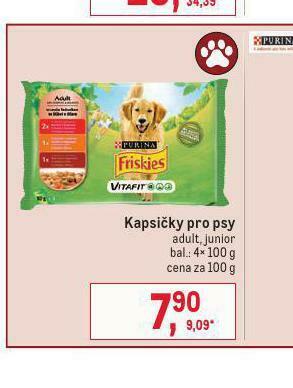 Makro Friskies kapsičky pro psy nabídka