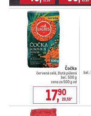 Makro Lagris čočka nabídka