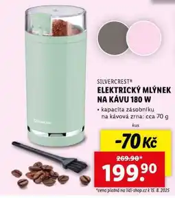 Lidl SilverCrest Elektrický mlýnek na kávu 180 W nabídka