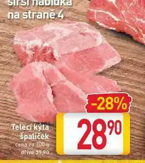 Billa Telecí kýta špalíček nabídka