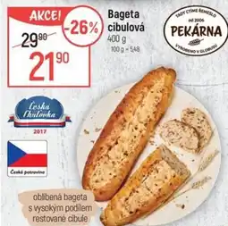 Globus Bageta cibulová nabídka