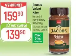 Globus Jacobs Velvet Káva instantni nabídka