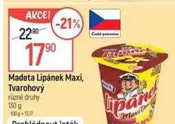 Globus Madeta Lipánek Maxi, Tvarohový nabídka