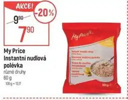 Globus My Price Instantní nudlová polévka nabídka