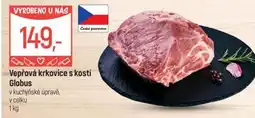 Globus Vepřová krkovice s kostí Globus nabídka