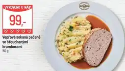 Globus Vepřová sekaná pečeně se šťouchanými bramborami nabídka