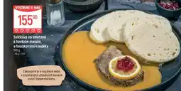Globus Svíčková na smetaně s hovězím masem a houskovými knedlíky nabídka