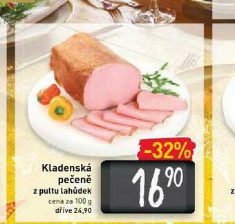 Billa Kladenská pečeně nabídka